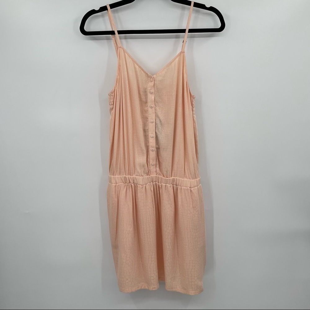 NEW! Peachy Snakeskin Print Dress